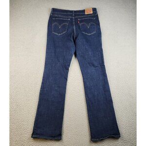 EUC Levi's Women's Boot Cut Jeans - Dark Blue